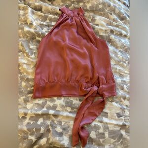 WORN ONCE - Rachel Zoe Pink High Neck Top